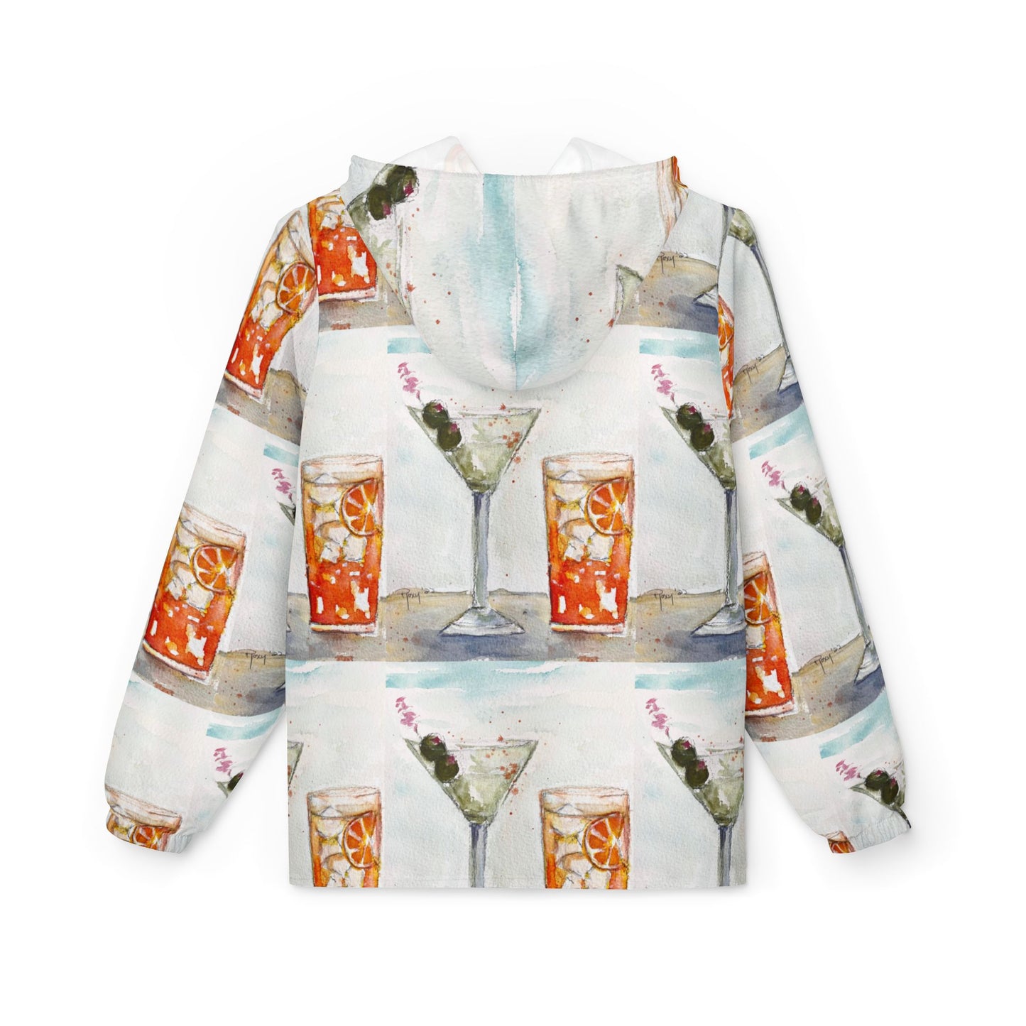 Lightweight Windbreaker Jacket — Beach Cocktails