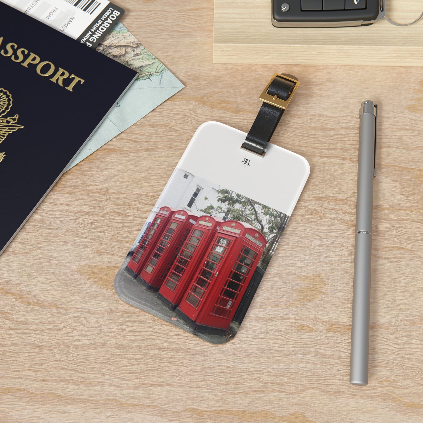 British Phone Booths Luggage Tag