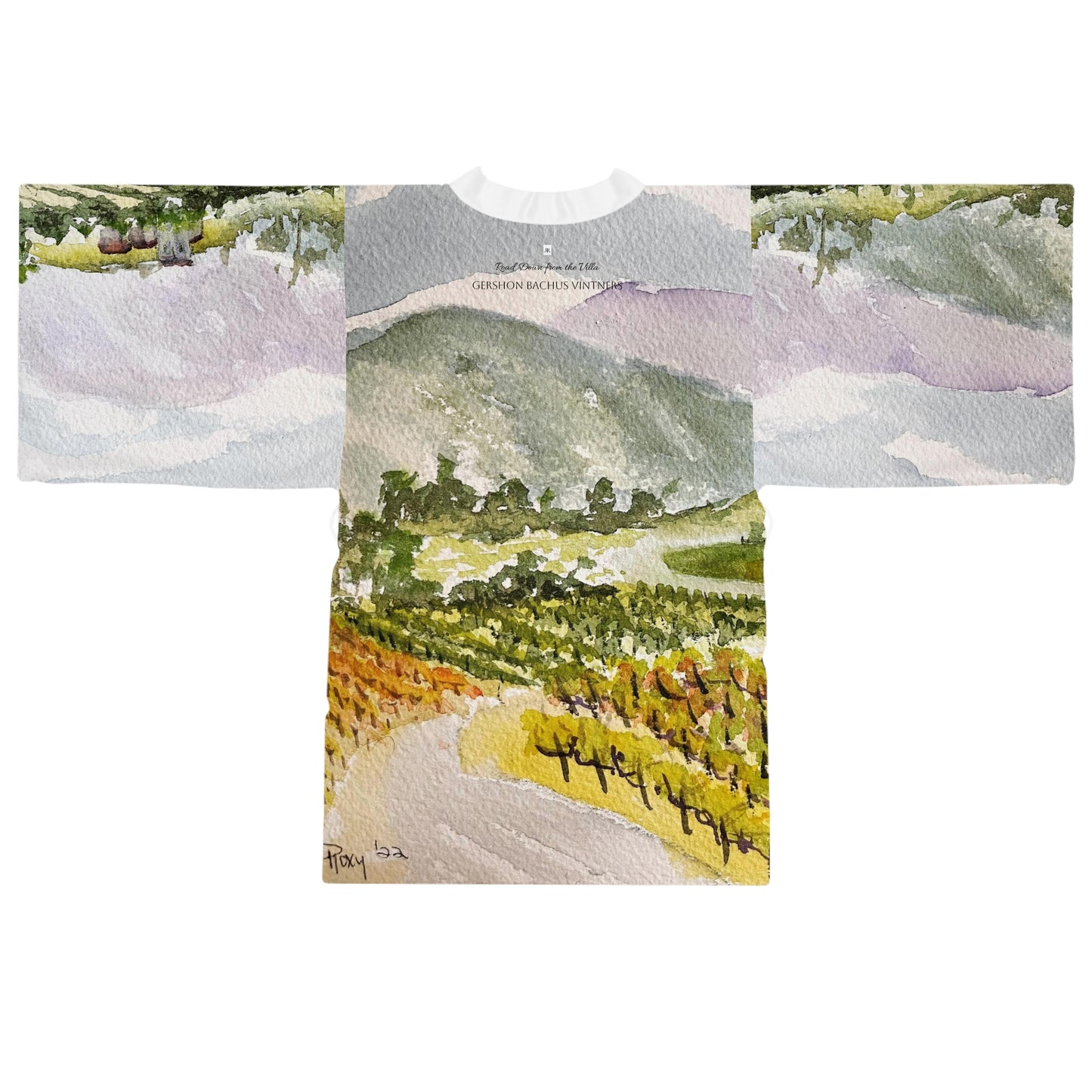 Kimono Robe -Road Down from the Villa-GBV