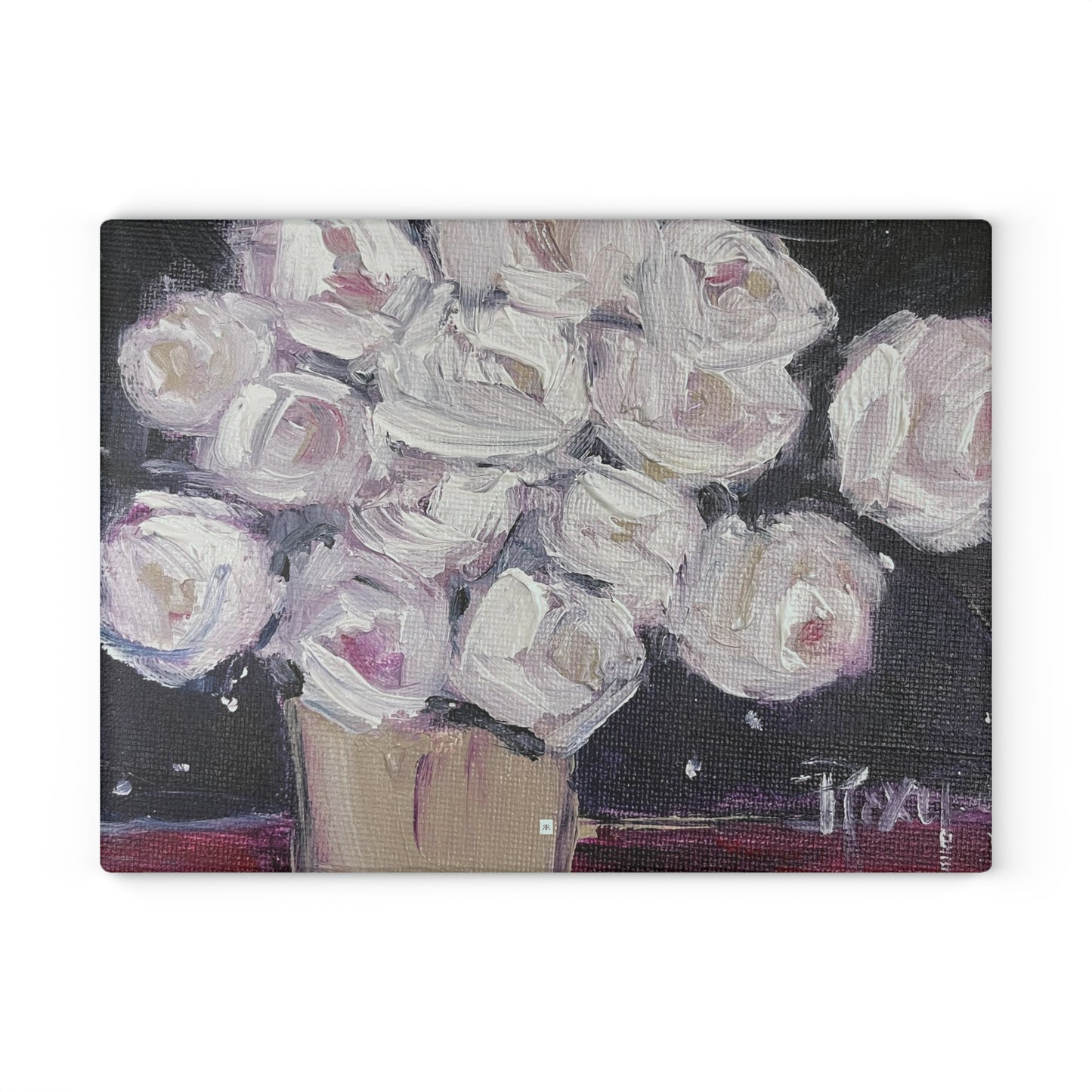 Planche à découper roses de minuit