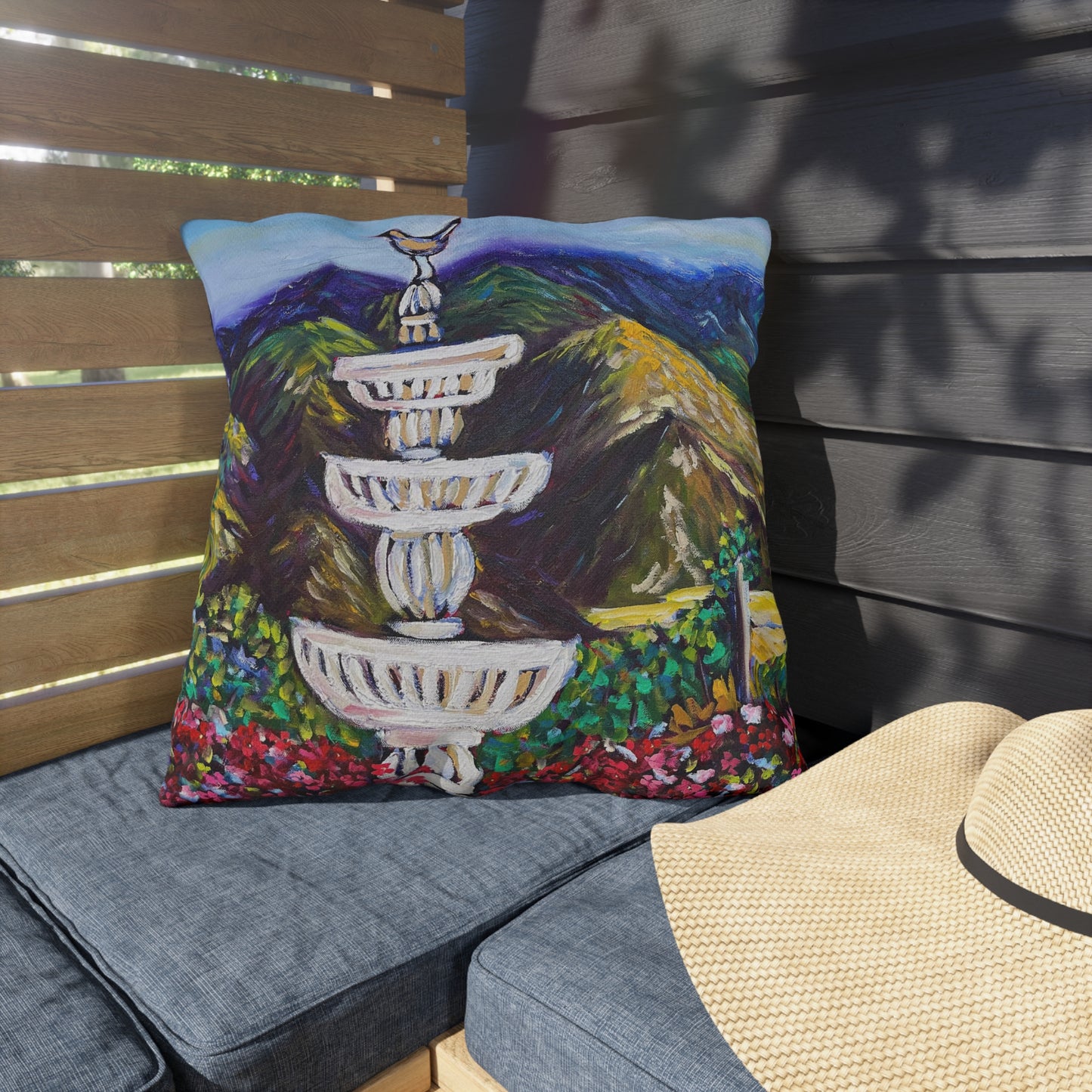 Fountain Vista at GBV Outdoor Pillows