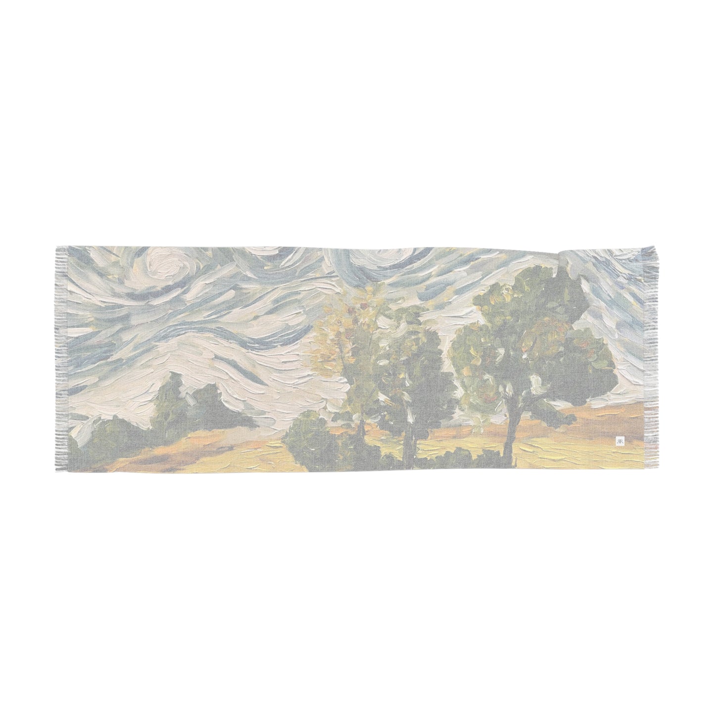 Colorful Scarf — Artistic Lightweight Neck Wrap-  Sunny Day