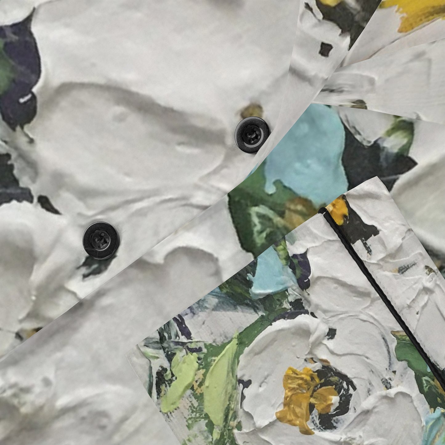 Satin Pajamas - Shabby Roses in Gold