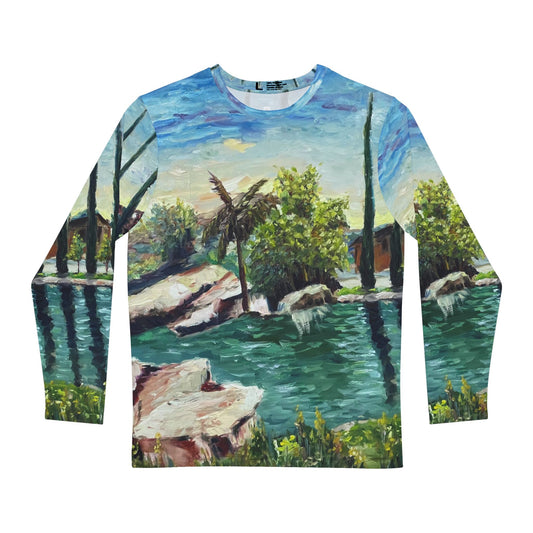 Men's Long Sleeve Shirt - Unique Classic Tee-The Pond at GBV