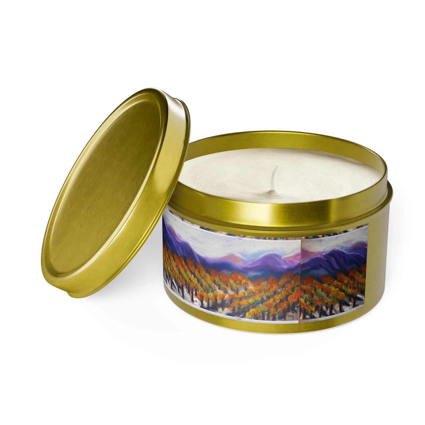 Misty Vines Wine Country Tin Candle