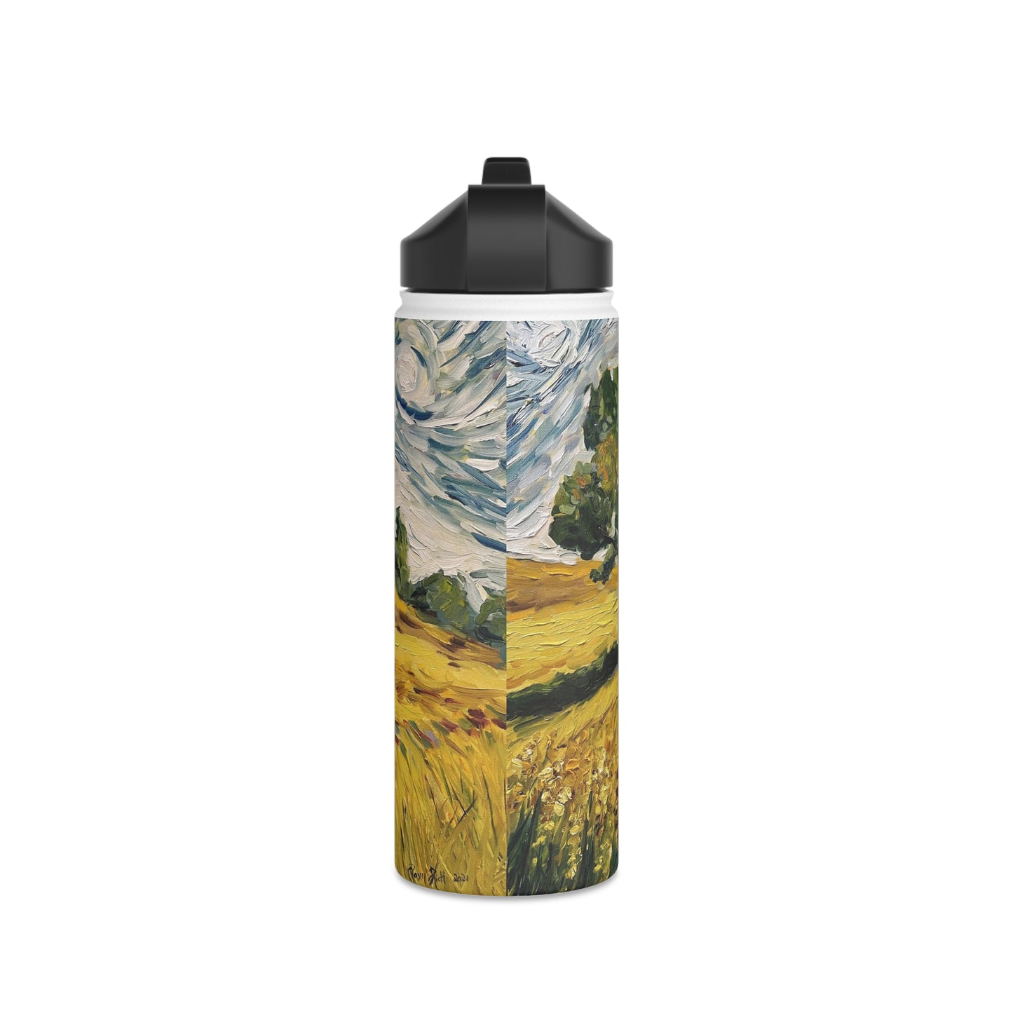 Sunny Day- Stainless Steel Water Bottle, Standard Lid
