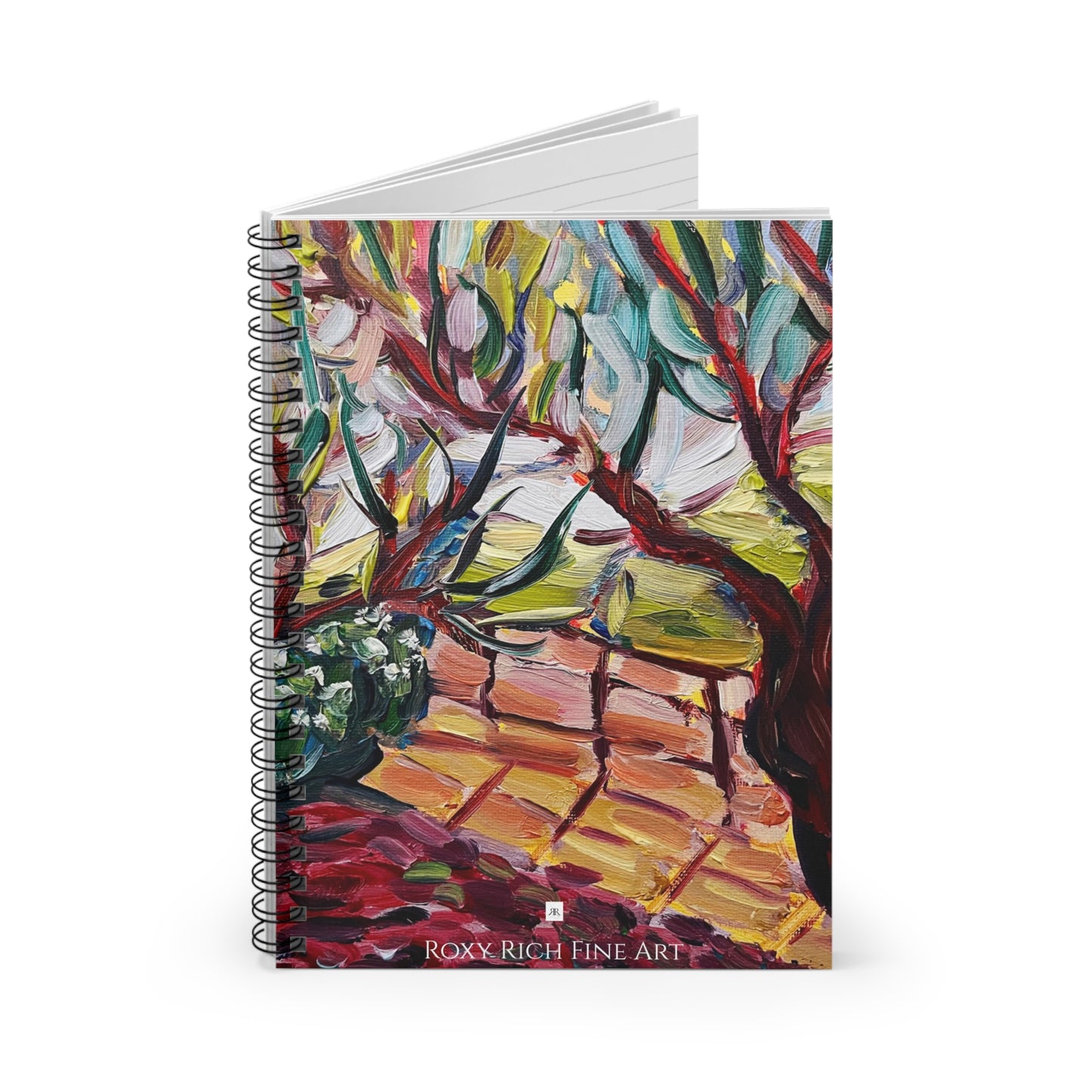 Breezy Trees Spiral Notebook