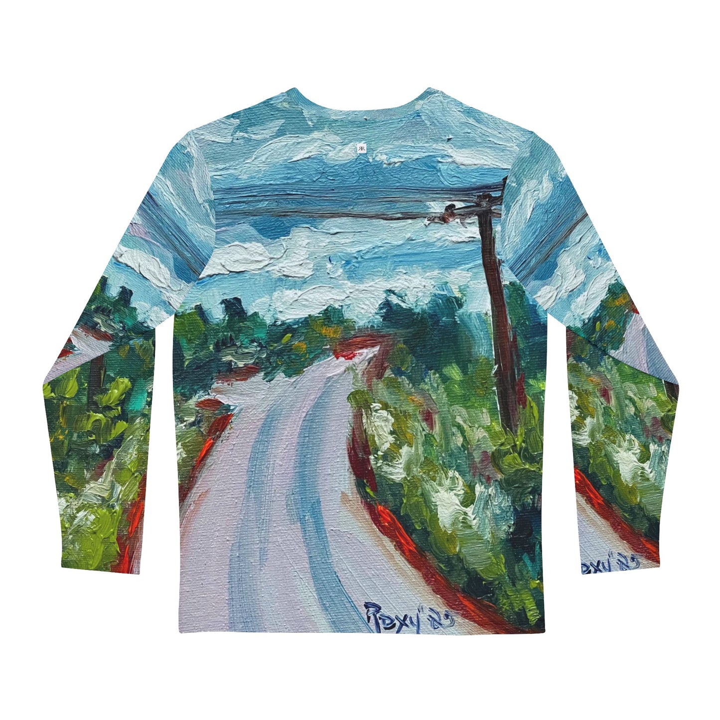 Men's Long Sleeve Shirt - Unique Classic Tee-Road to Tranquility Cotswolds