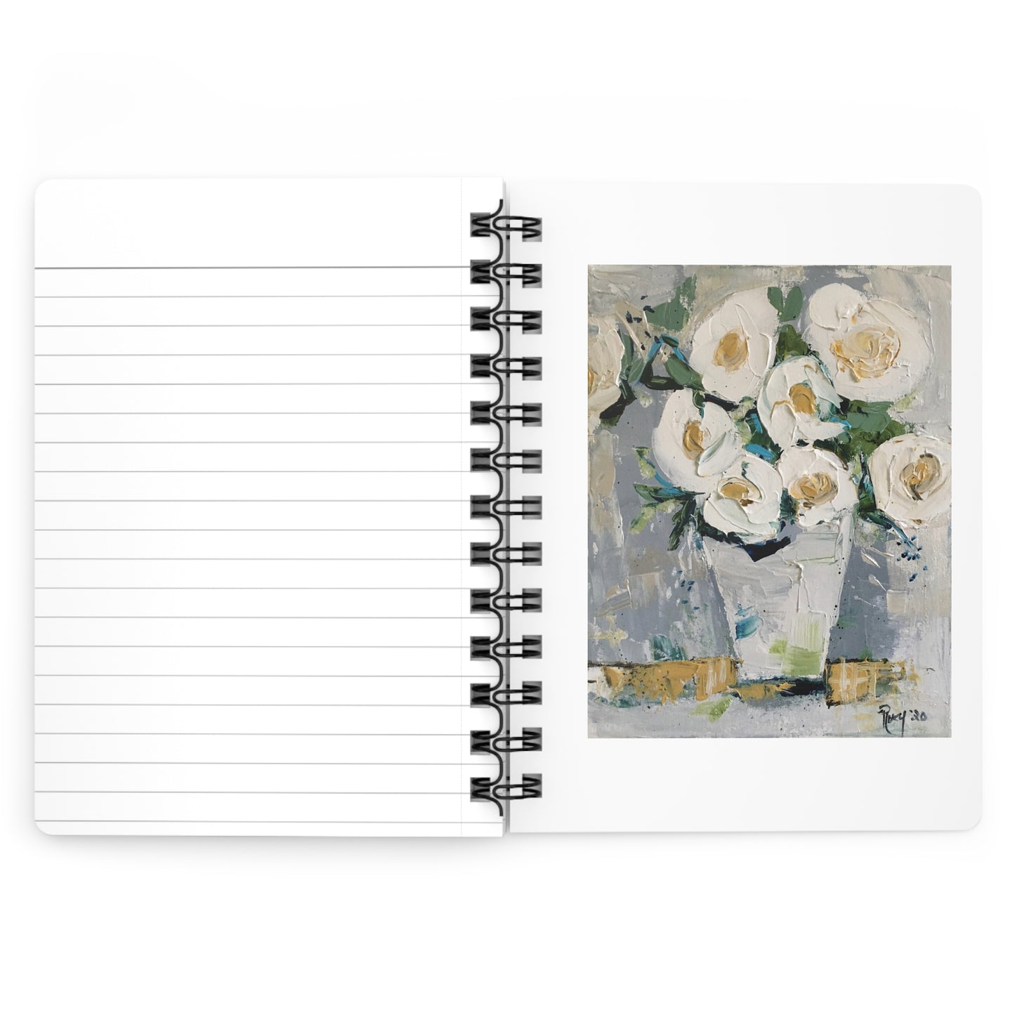 Roses- Spiral Bound Journal