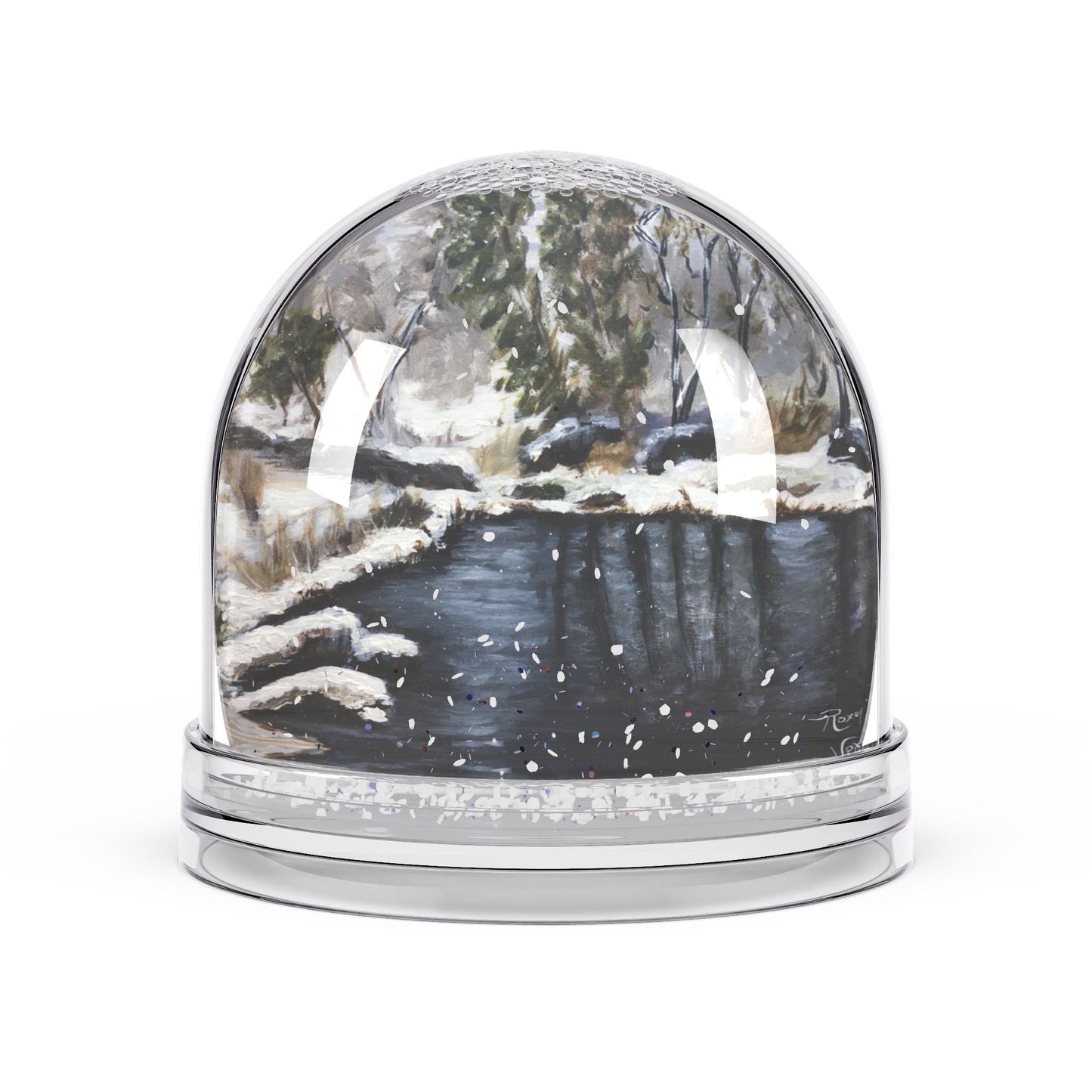 Snow Globe - Rose Haven Garden-Temecula Snow Day