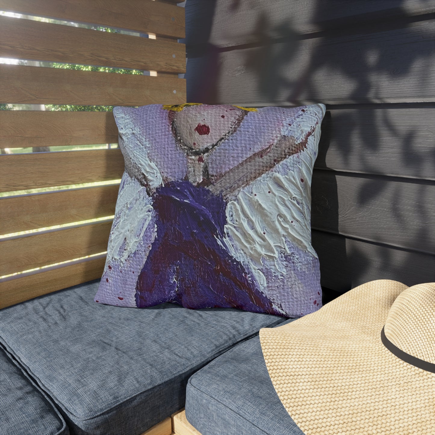 Guiding Angel Outdoor Pillows