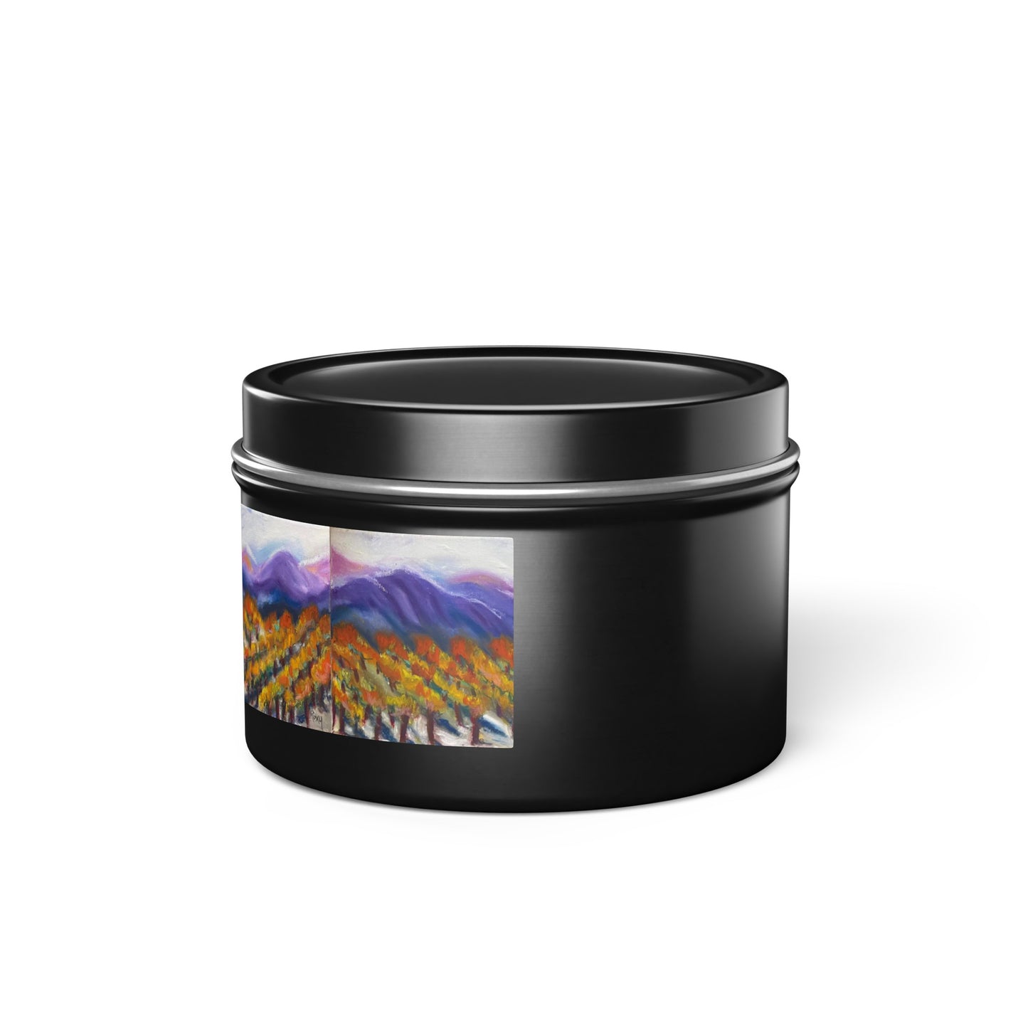 Misty Vines Wine Country Tin Candle