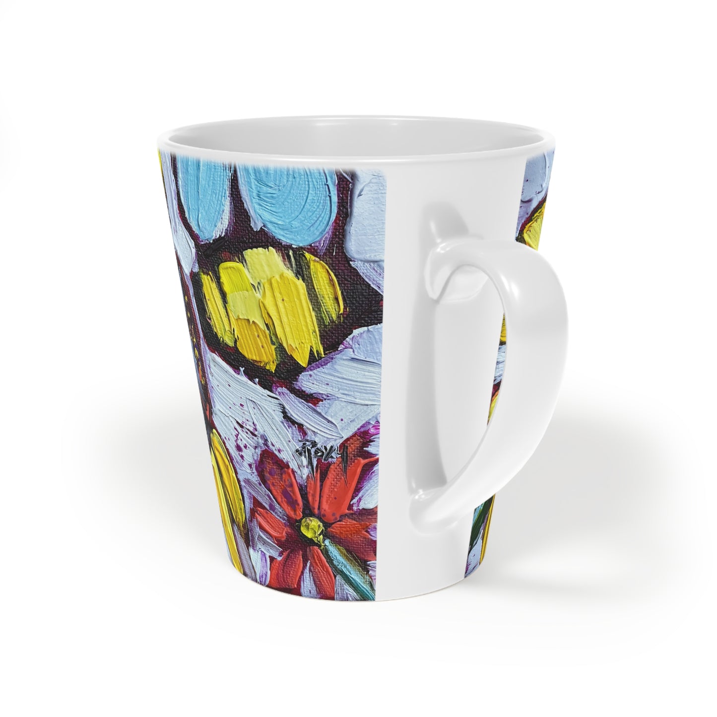 Sun Bee "Bee Happy" Latte Mug, 12oz