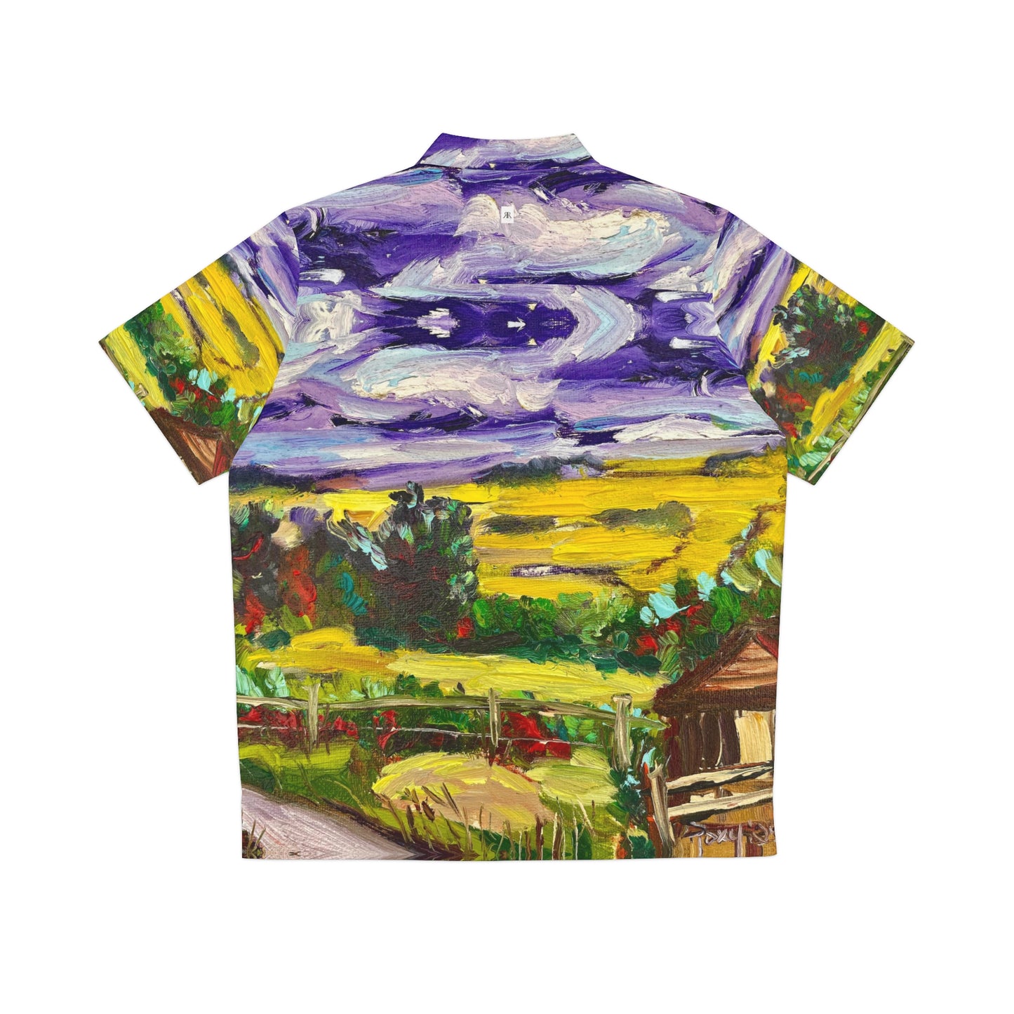 Men's Hawaiian Shirt- Solitude Churchill-Cotswolds