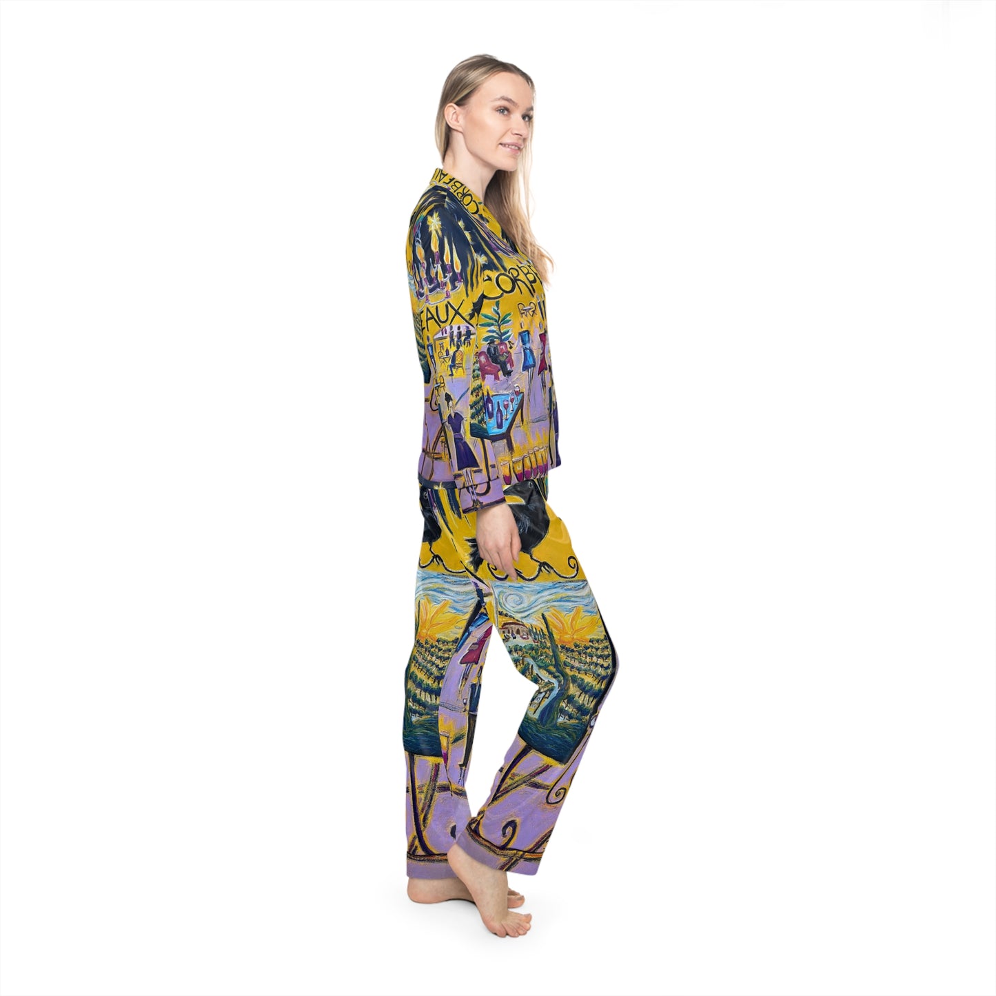 Satin Pajamas - Corbeaux Wine & Art