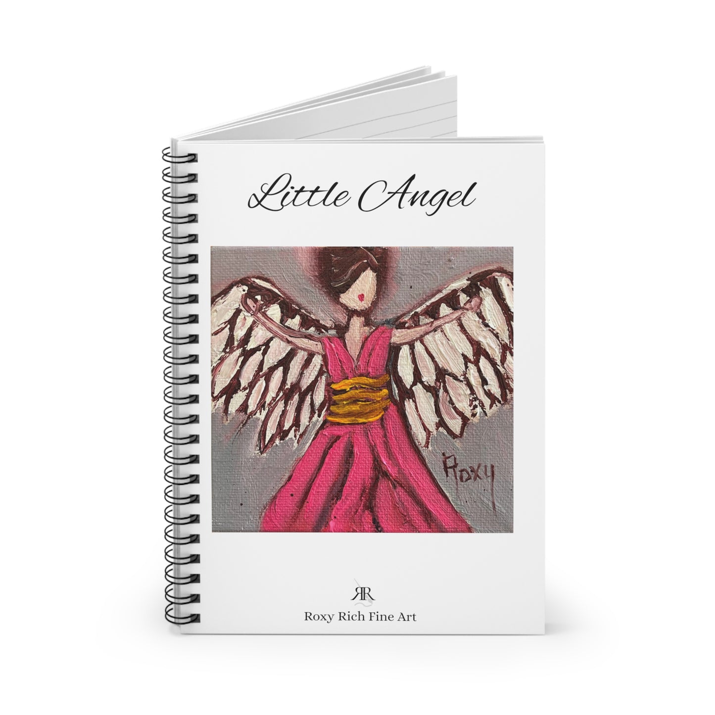 Little Angel " Pink Angel" Spiral Notebook