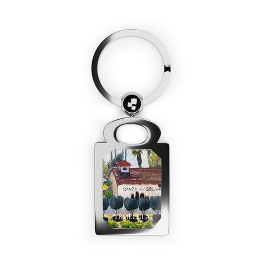 Danza Del Sol Winery Temecula Rectangle Photo Keyring