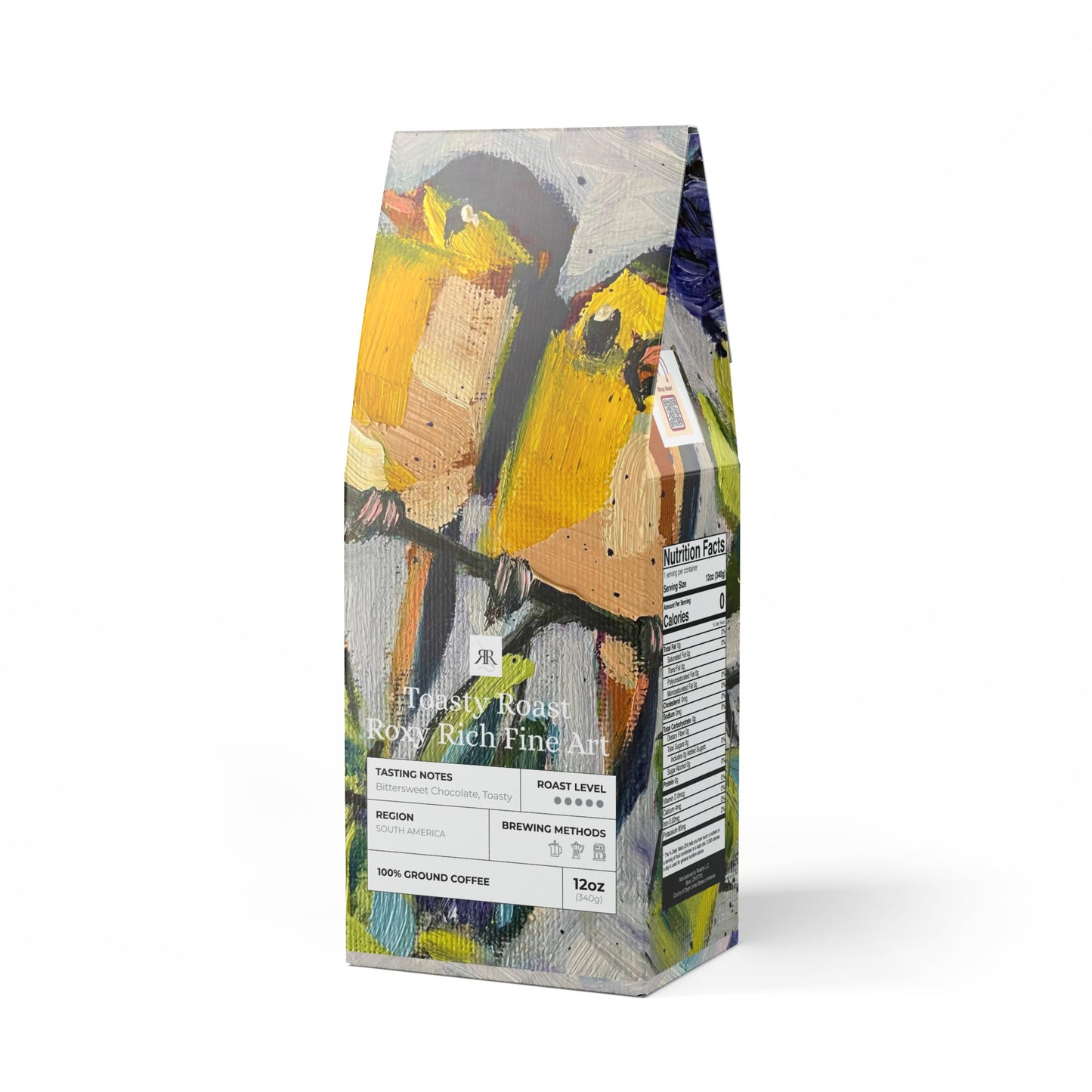 Morning Glory Goldfinches- Café tostado tostado, bolsa de 12,0 oz