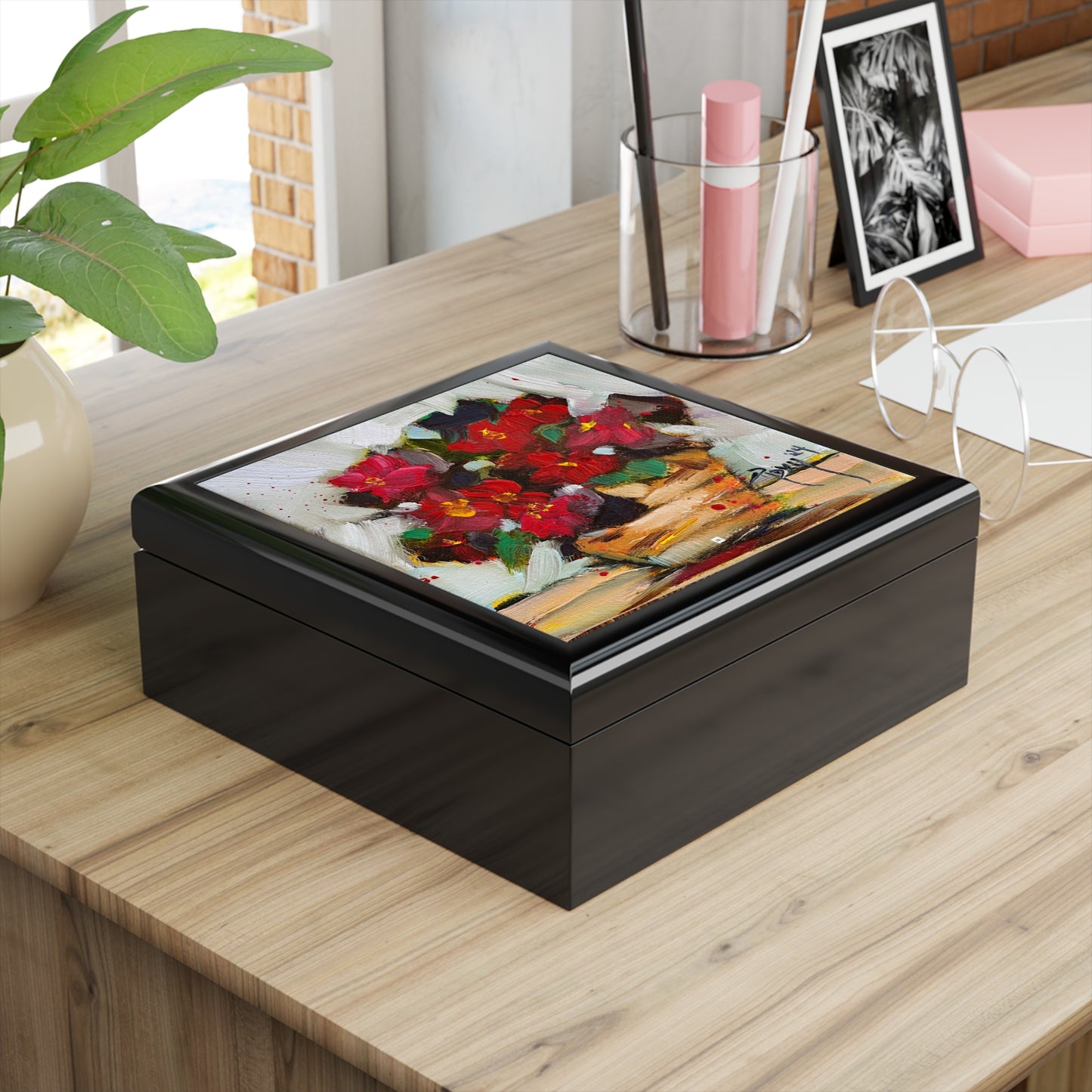 Jewelry Box-Strolling-Wax Begonias