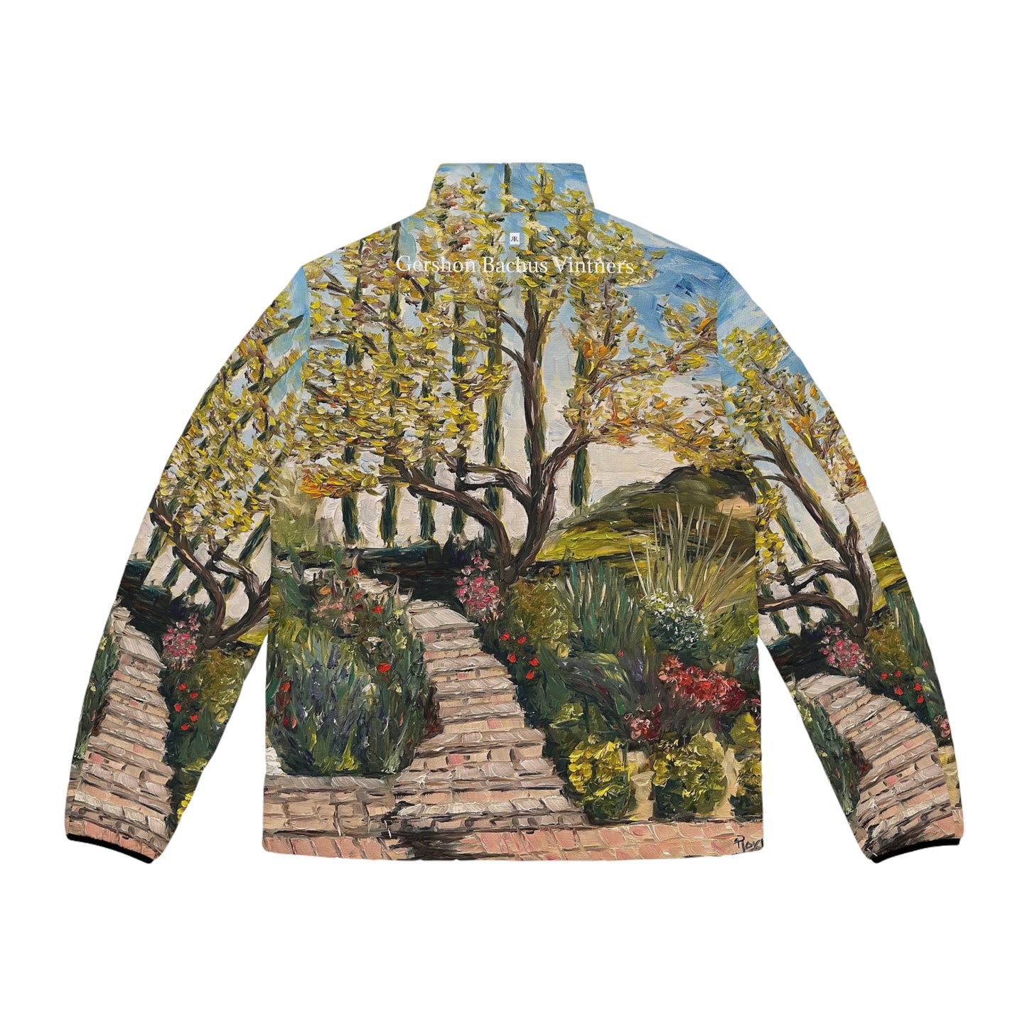 Men's Puffer Jacket - Roxy Rich Art-Tree and Garden at GBV