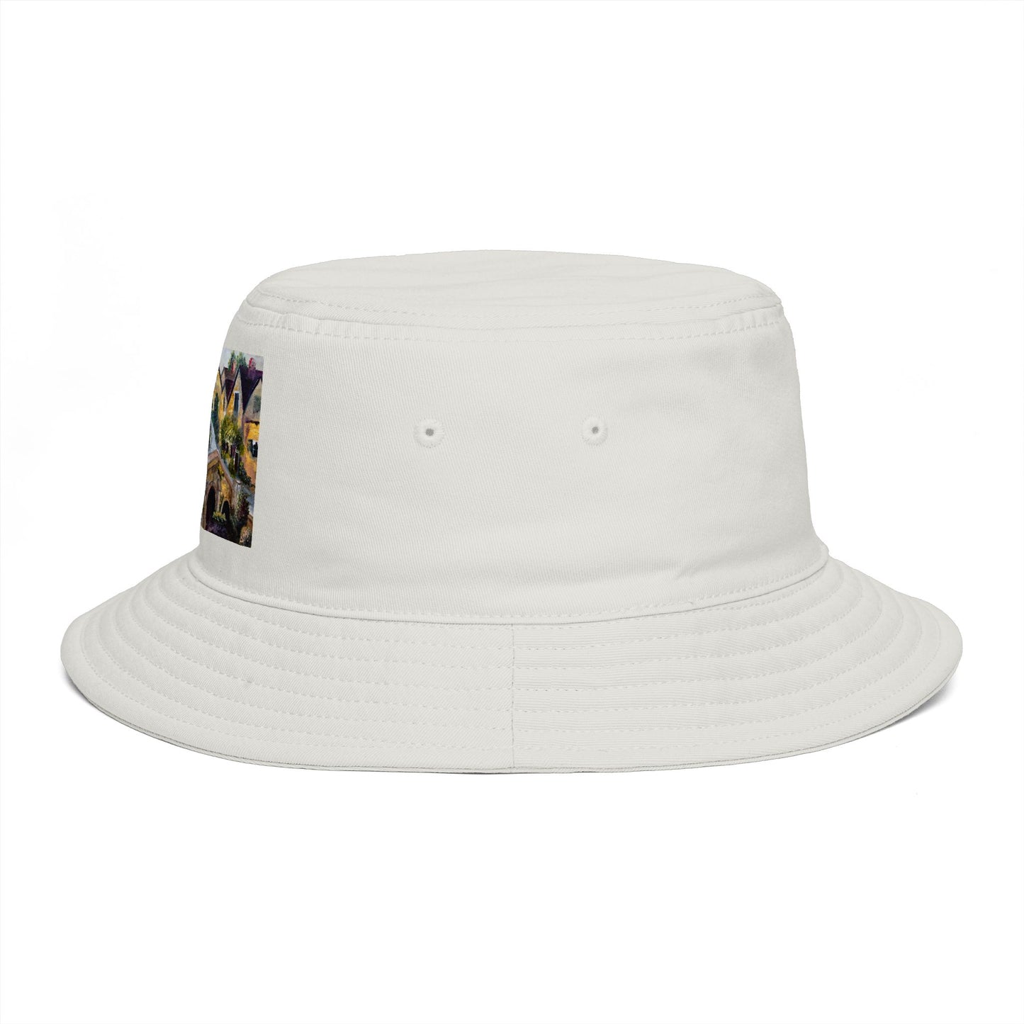 Roxy Rich Fine Art-Castle Combe Cotswolds - Stylish Durable Bucket Hat