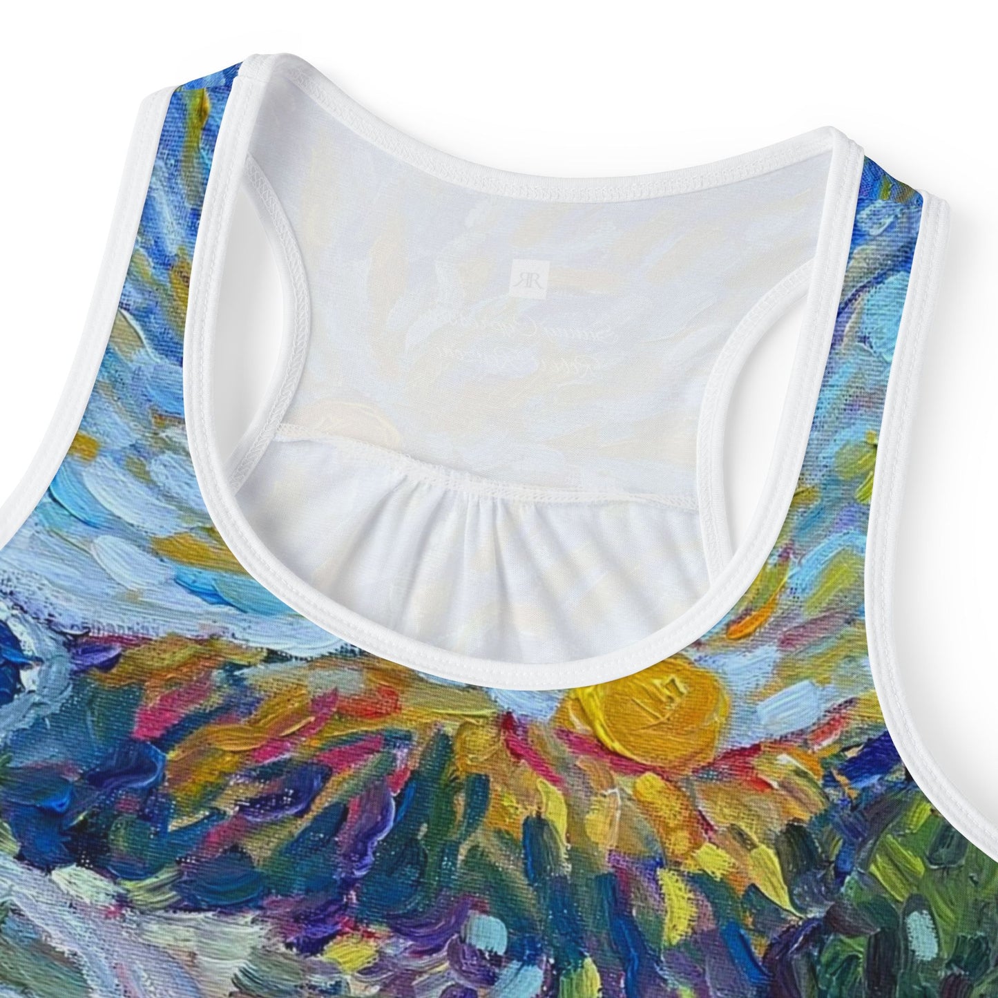 Women's Racerback Tank Top-Sunny Cypresses-Robert Renzoni