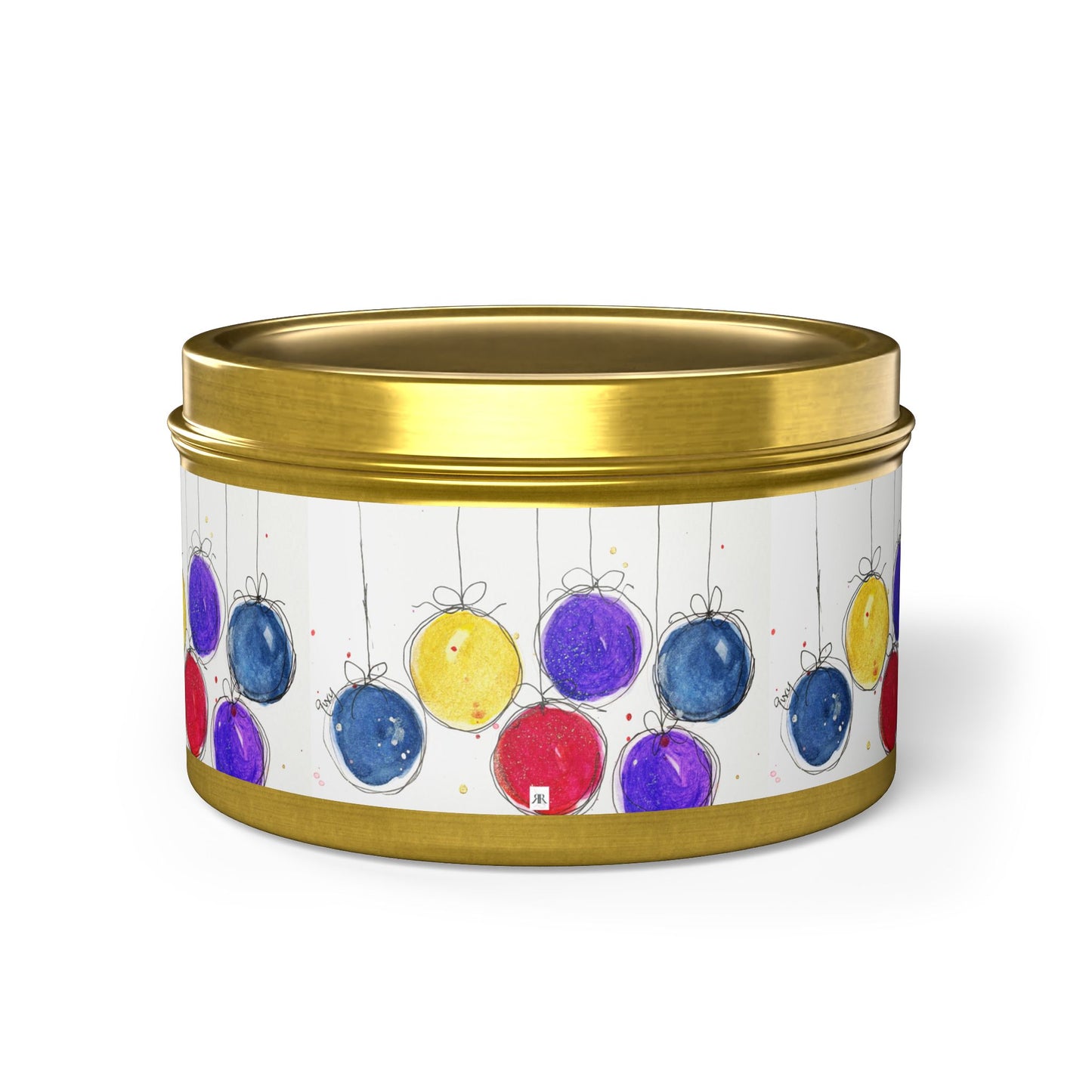 Tin Candle-Christmas Balls