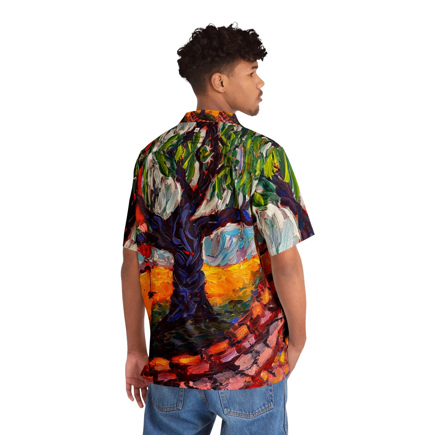 Árbol de ancla; Lorenzi Estate Camisa hawaiana para hombre