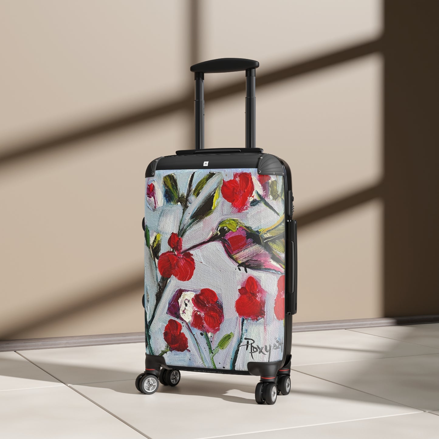 Hotlips Hummingbird Carry on Suitcase (Choose from 3 sizes)