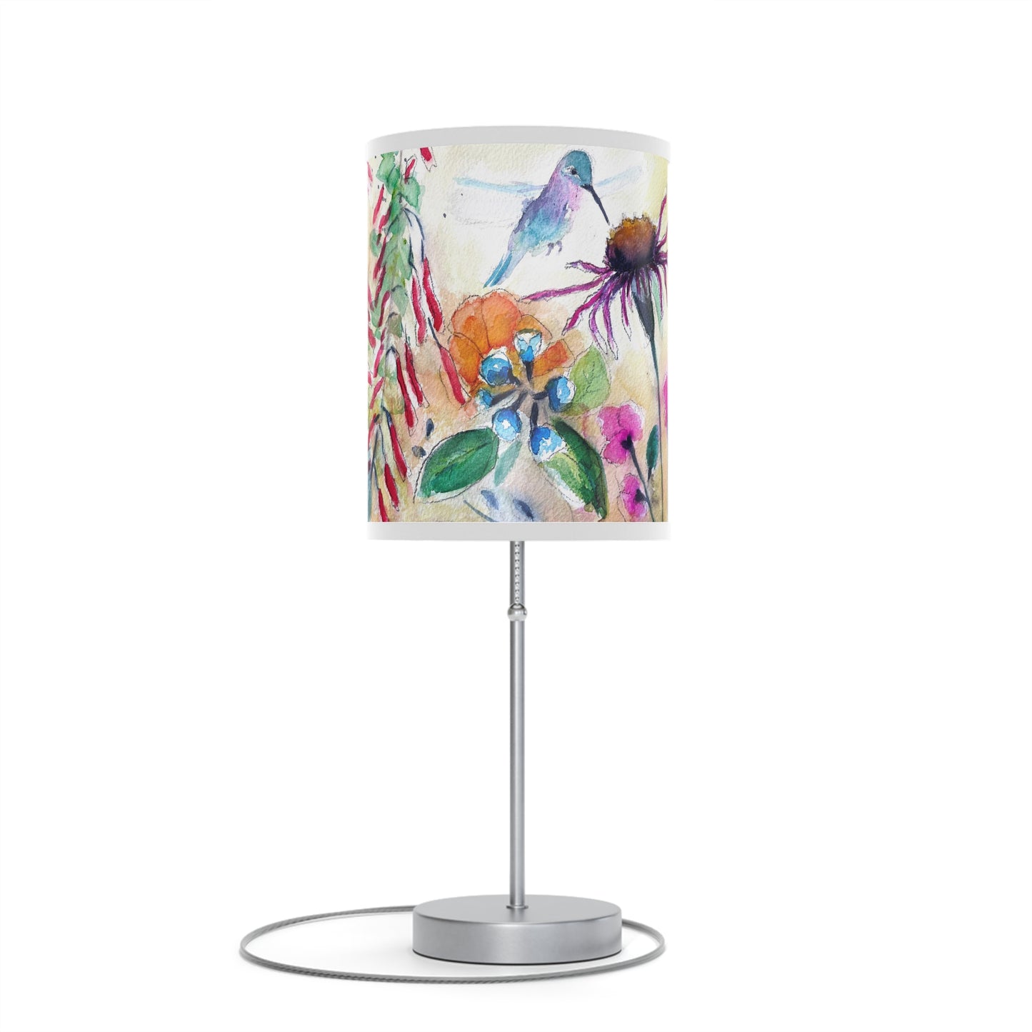 Lámpara de jardín Hummingbird con soporte, enchufe EE. UU.|CA