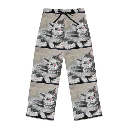 Pajama Pants - Babe Persian Cat- Women's Pajama Pants