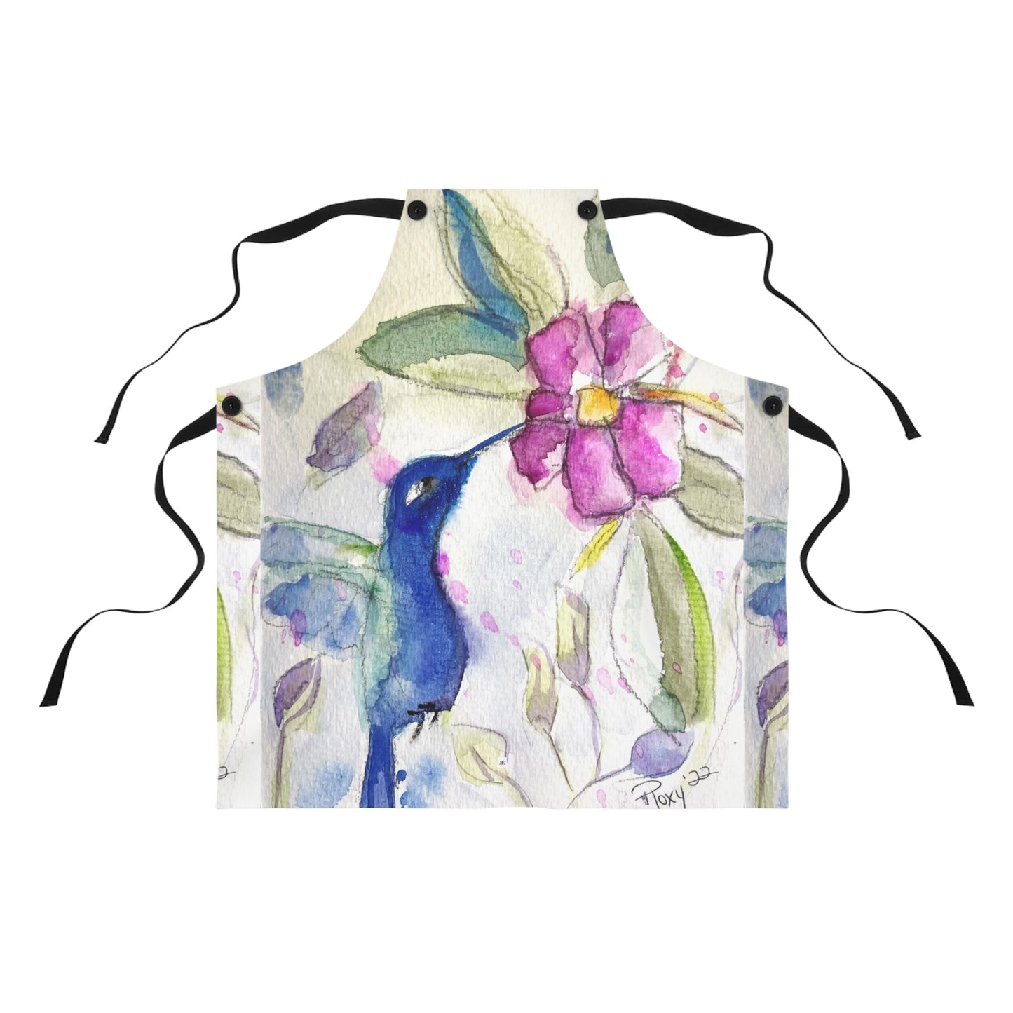 Hummingbird in Spring Apron