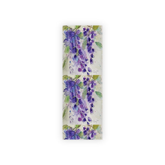 Rollos de papel de regalo impresos con pintura de glicina púrpura de acuarela Floral suelta de Roxy Rich, 1 pieza de papel de regalo para mamá y amiga de boda