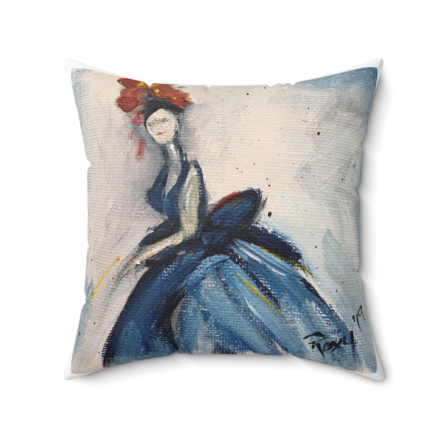 To the Ball Indoor Spun Polyester Square Pillow