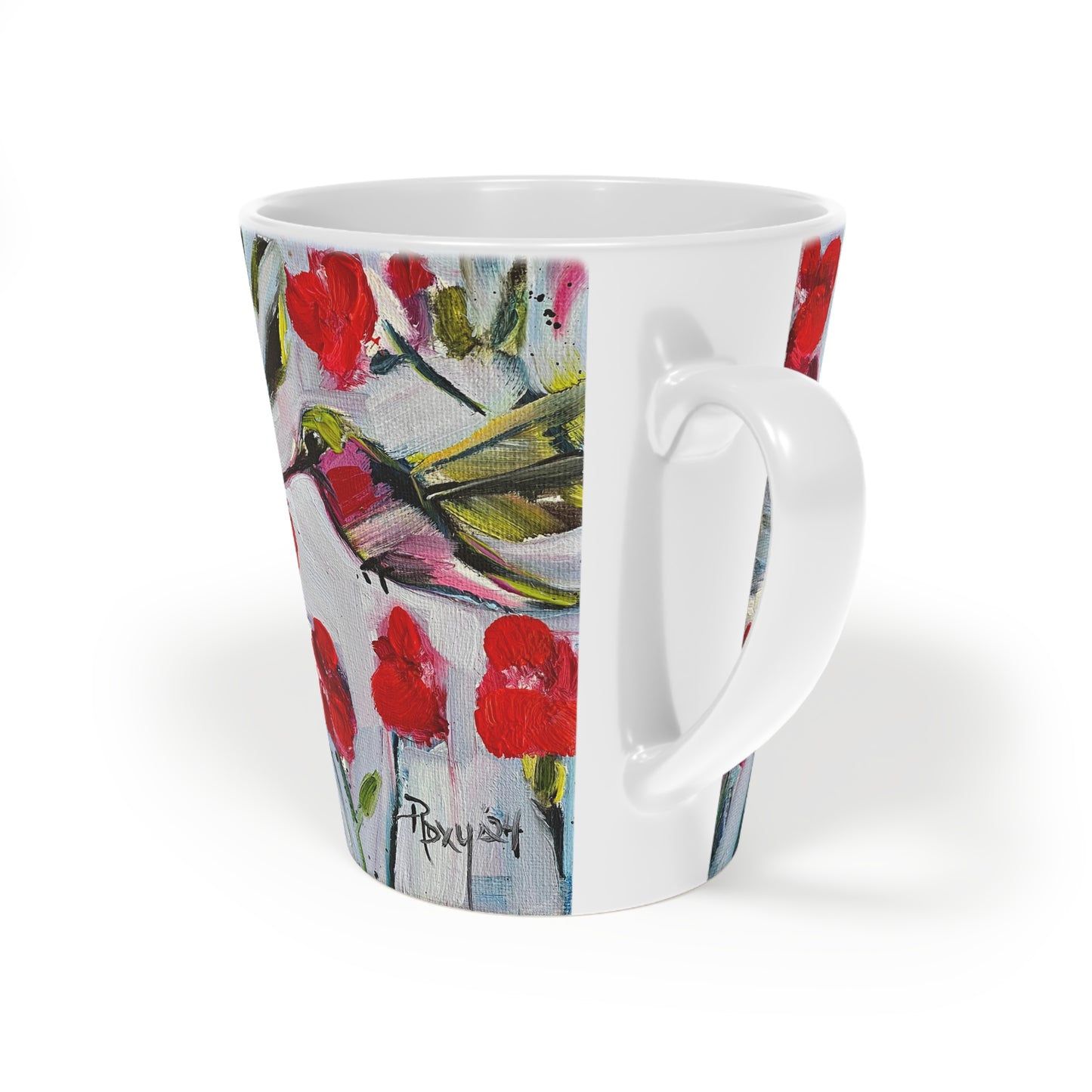 Hotlips Hummingbird Latte Mug, 12oz