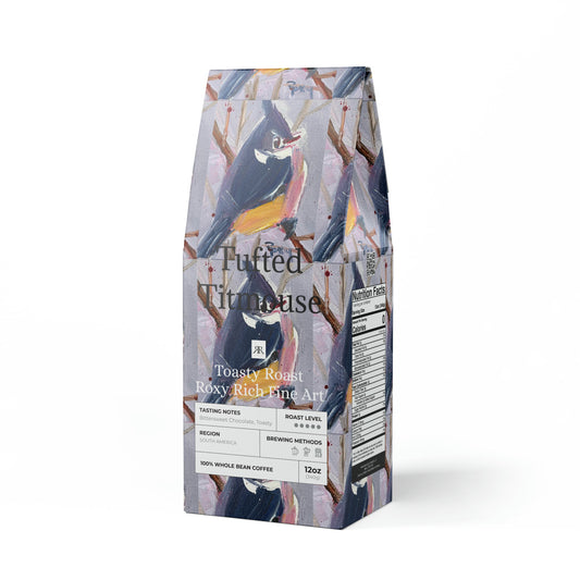 Tufted Titmouse- Toasty Roast Coffee 12.0z Bag