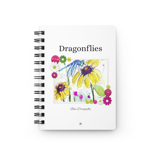 Dragonflies-Watercolor Dragonflies- Spiral Bound Journal
