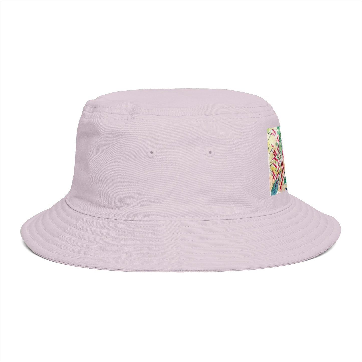 Roxy Rich Fine Art -Hummingbird Garden - Stylish Durable Bucket Hat