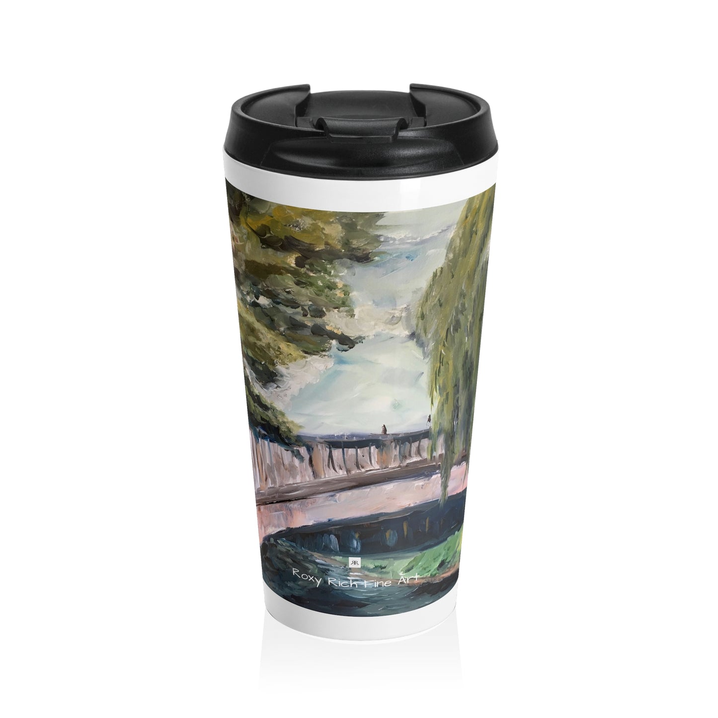 Taza de viaje de acero inoxidable Bridge to Dorking