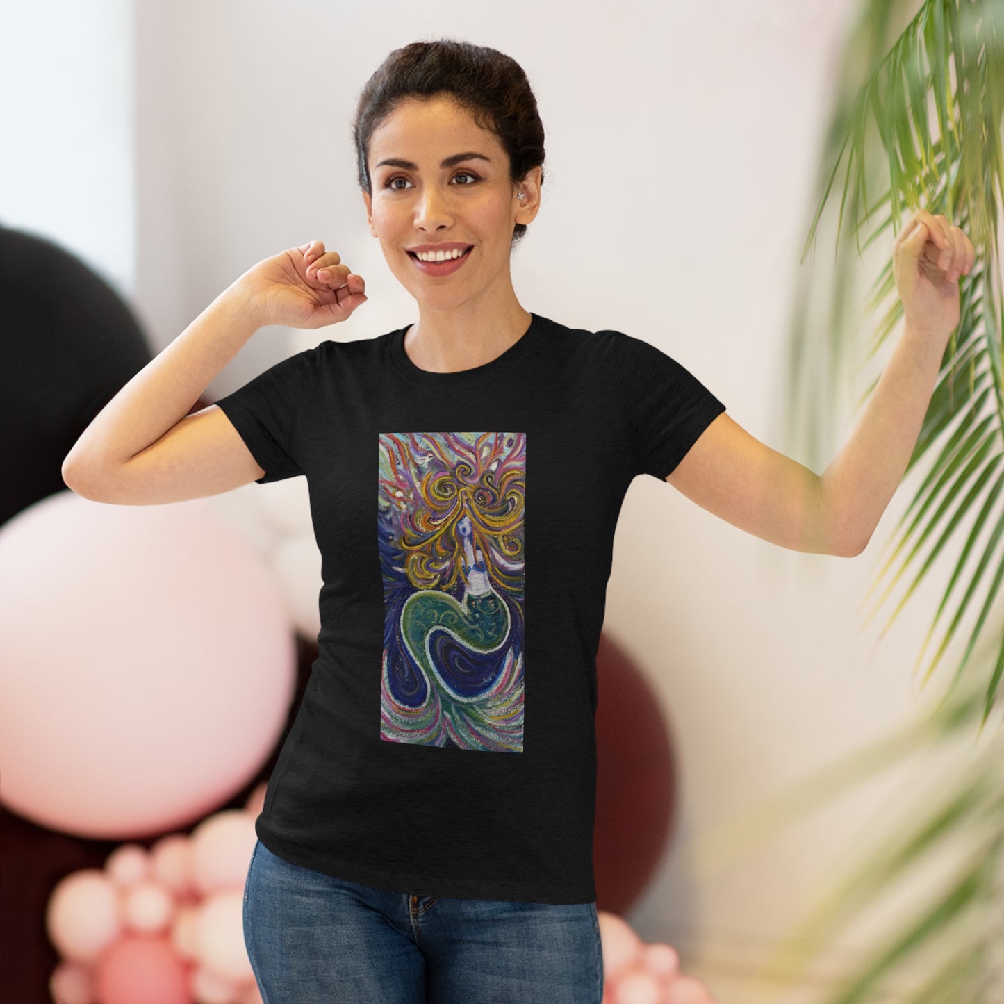 The Mermaid Women's fitted Triblend Tee  tee shirt