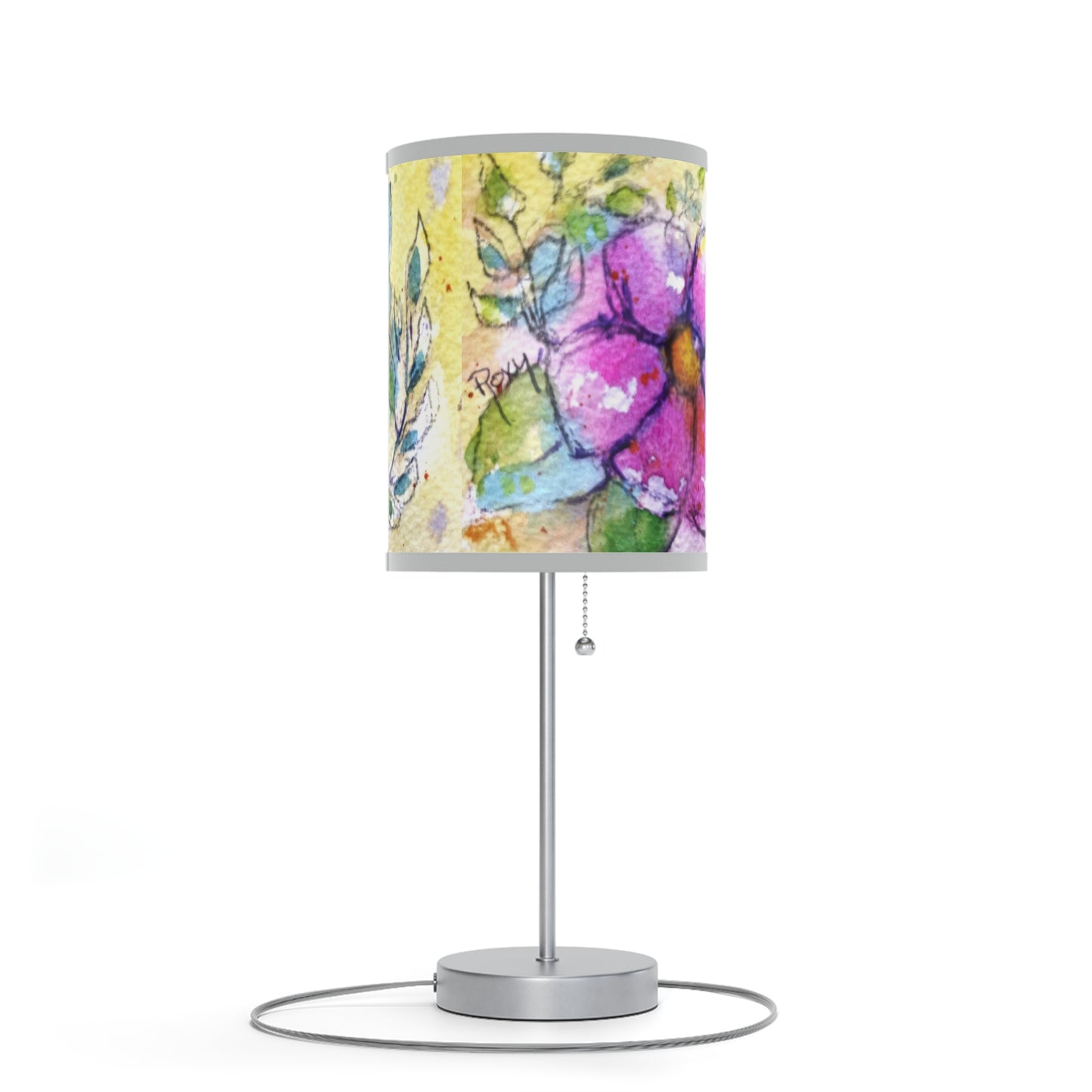 Lampe de jardin à fleurs roses sur pied, prise US|CA