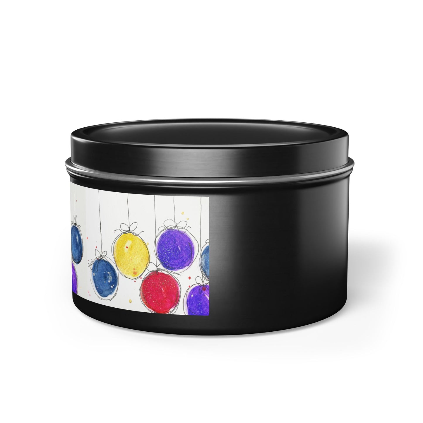 Tin Candle-Christmas Balls