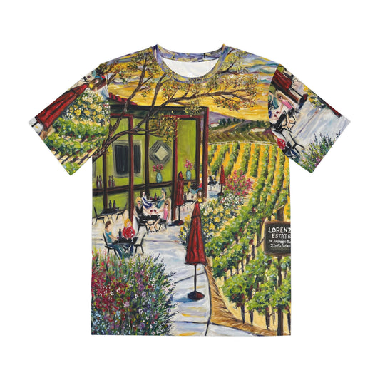 Men's Poly Tee - Lorenzi Estate Terrace