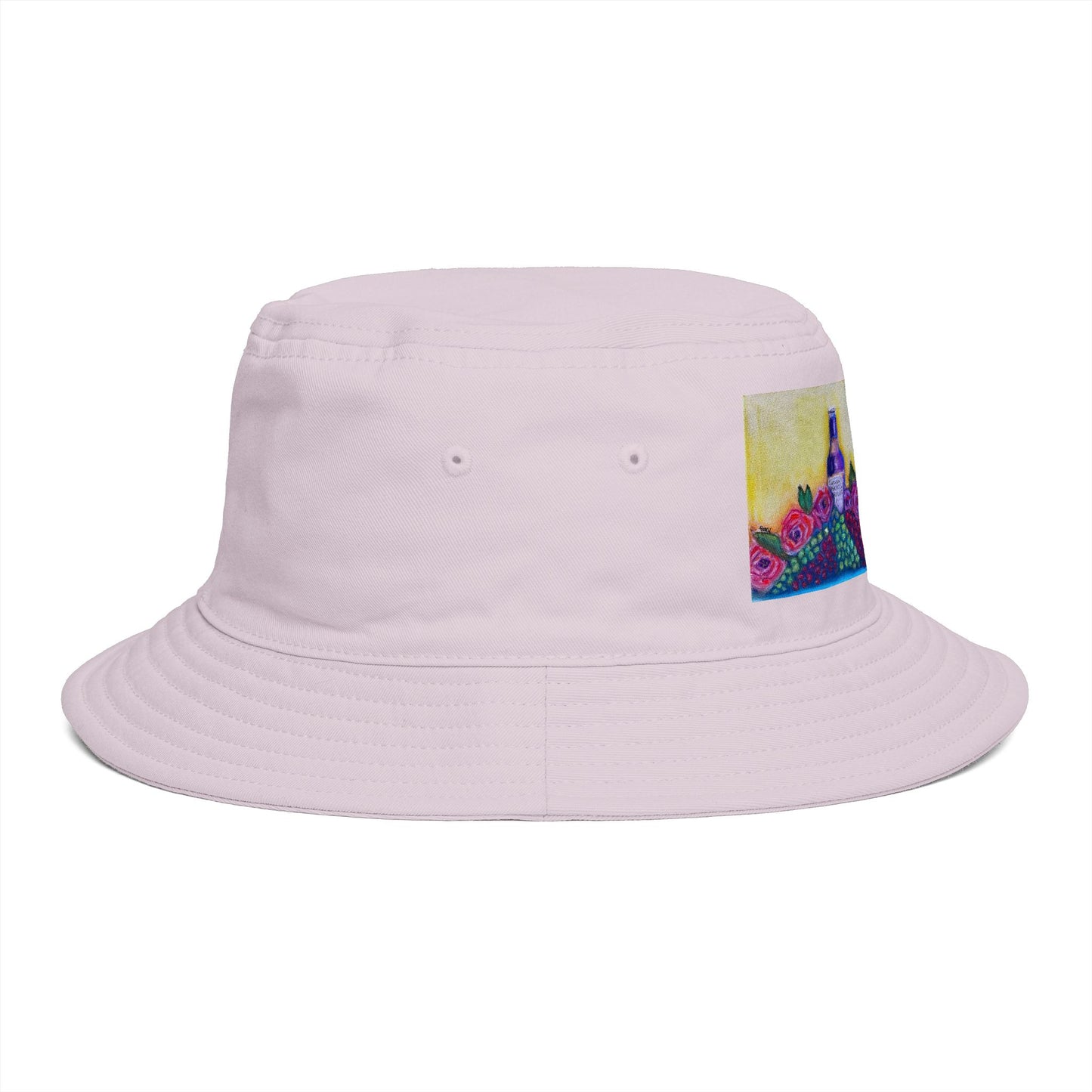 Roxy Rich Fine Art -GBV Wine and Roses - Stylish Durable Bucket Hat