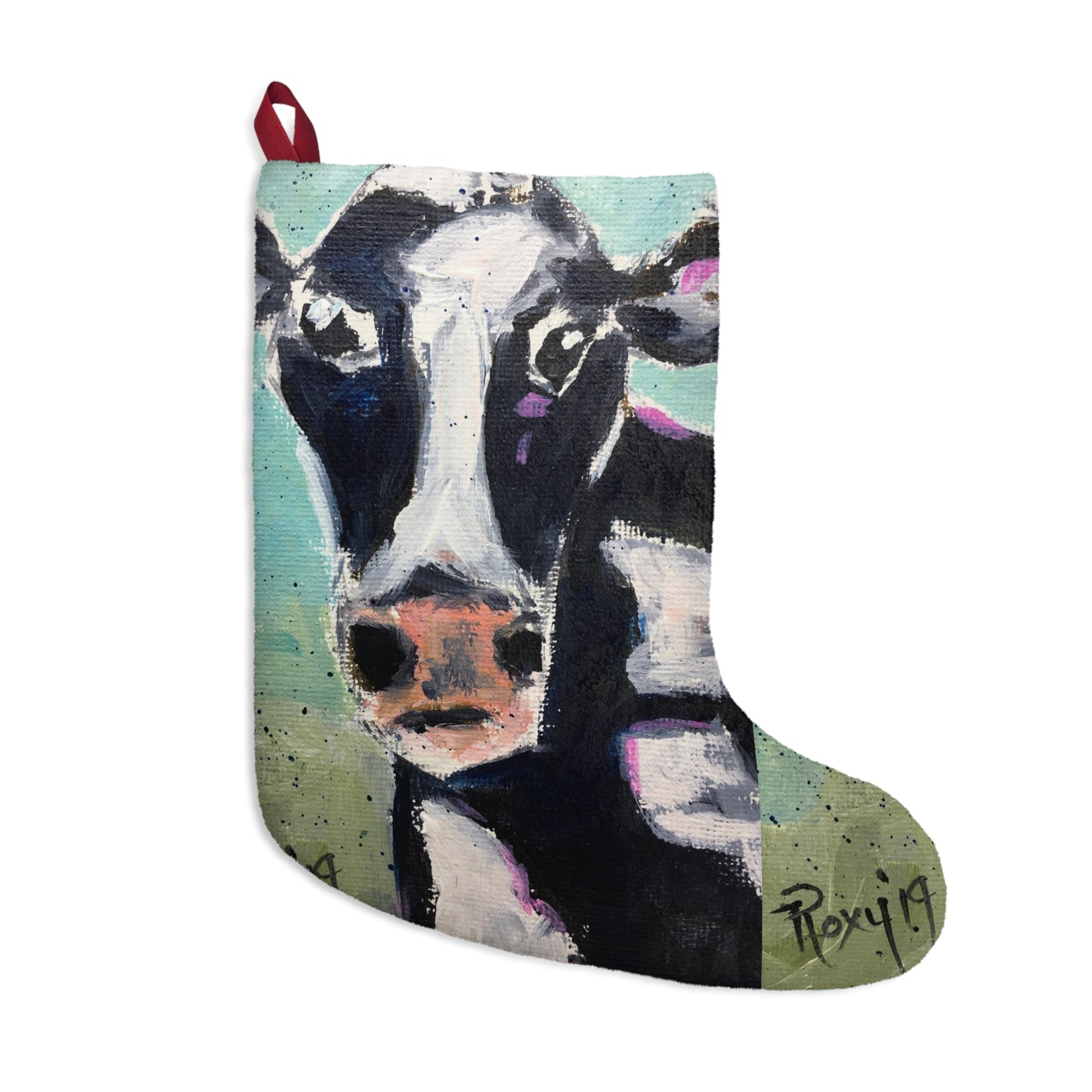 Edna Cow Christmas Stocking