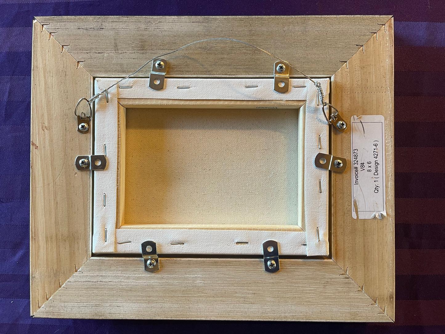 Lush Life -Driving through Cotswolds-Original Oil Painting 6x8 Framed