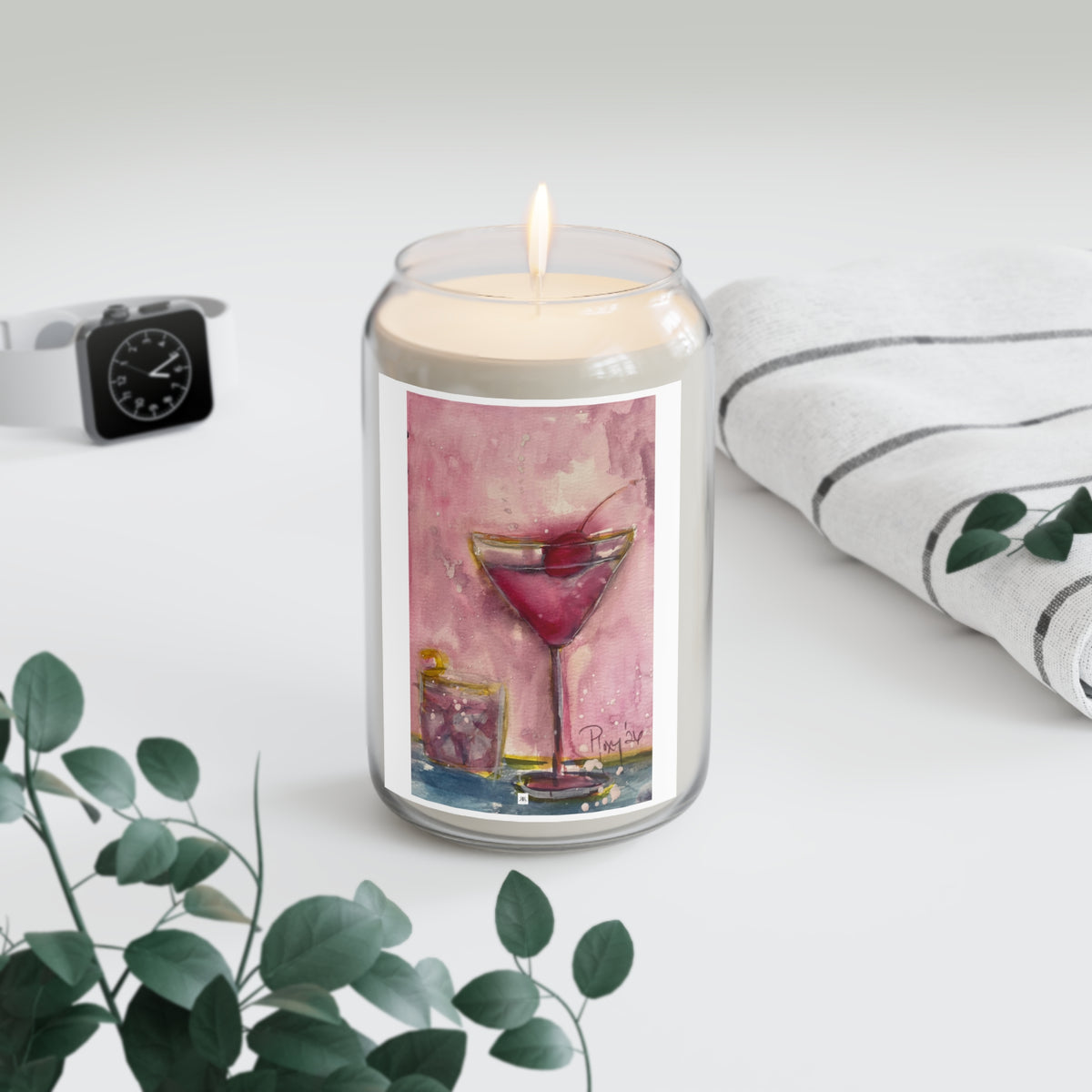 Scented Candle, 13.75oz-Pink Martini