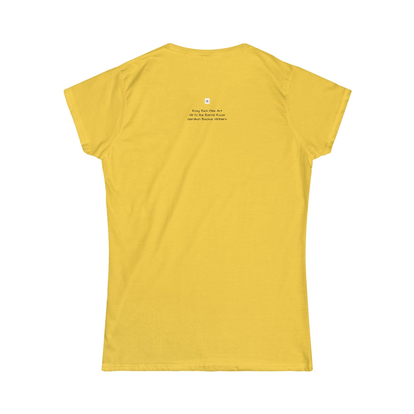 Hill to the Barrel Room at Gershon Bachus Vintners T-shirt semi-ajusté softstyle pour femmes