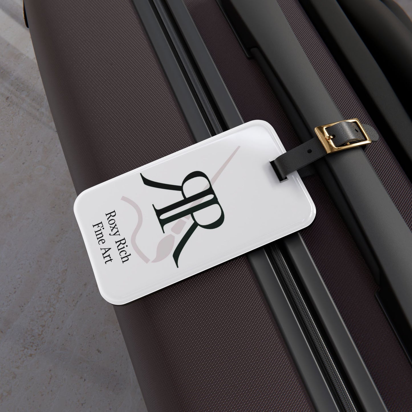 Luggage Tag - Roxy Rich Fine Art Logo