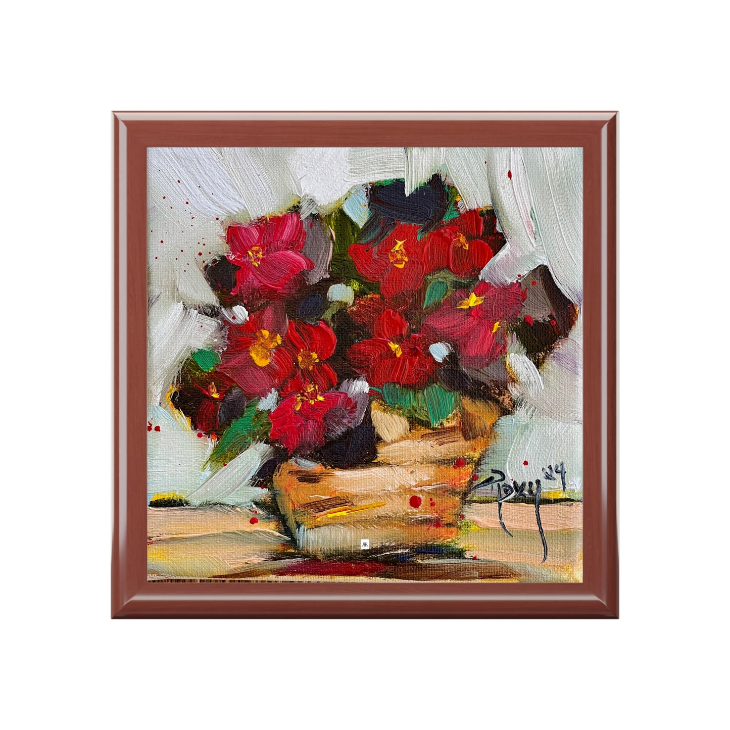 Jewelry Box-Strolling-Wax Begonias